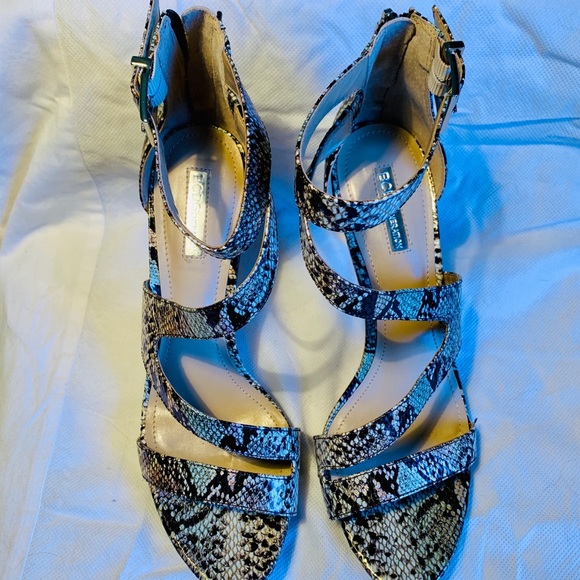 BCBGeneration EDDI Heels- Cotton Candy Snake Print - Picture 3 of 7